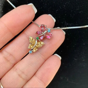 Alwand Vahan Sterling Silver Butterfly Necklace